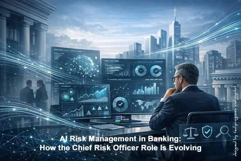 Simulation of how AI risk management is reshaping banking and the Chief Risk Officer role